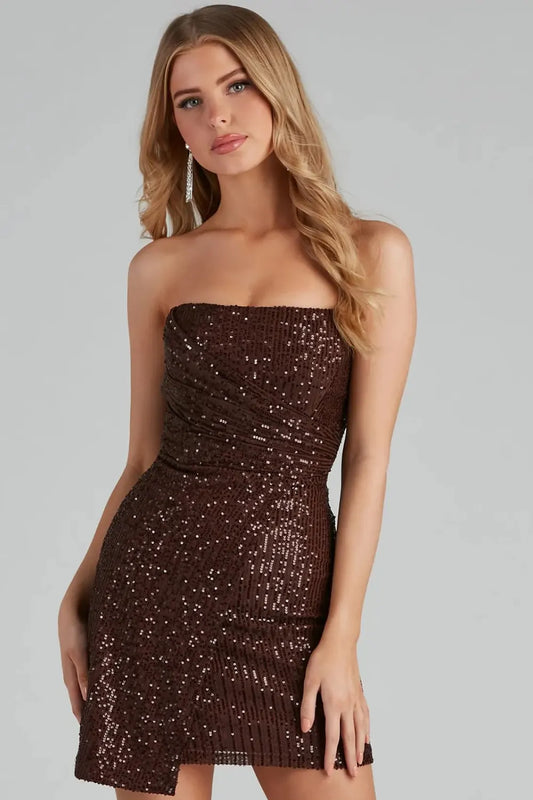 Sexy Sequin Mini Dress