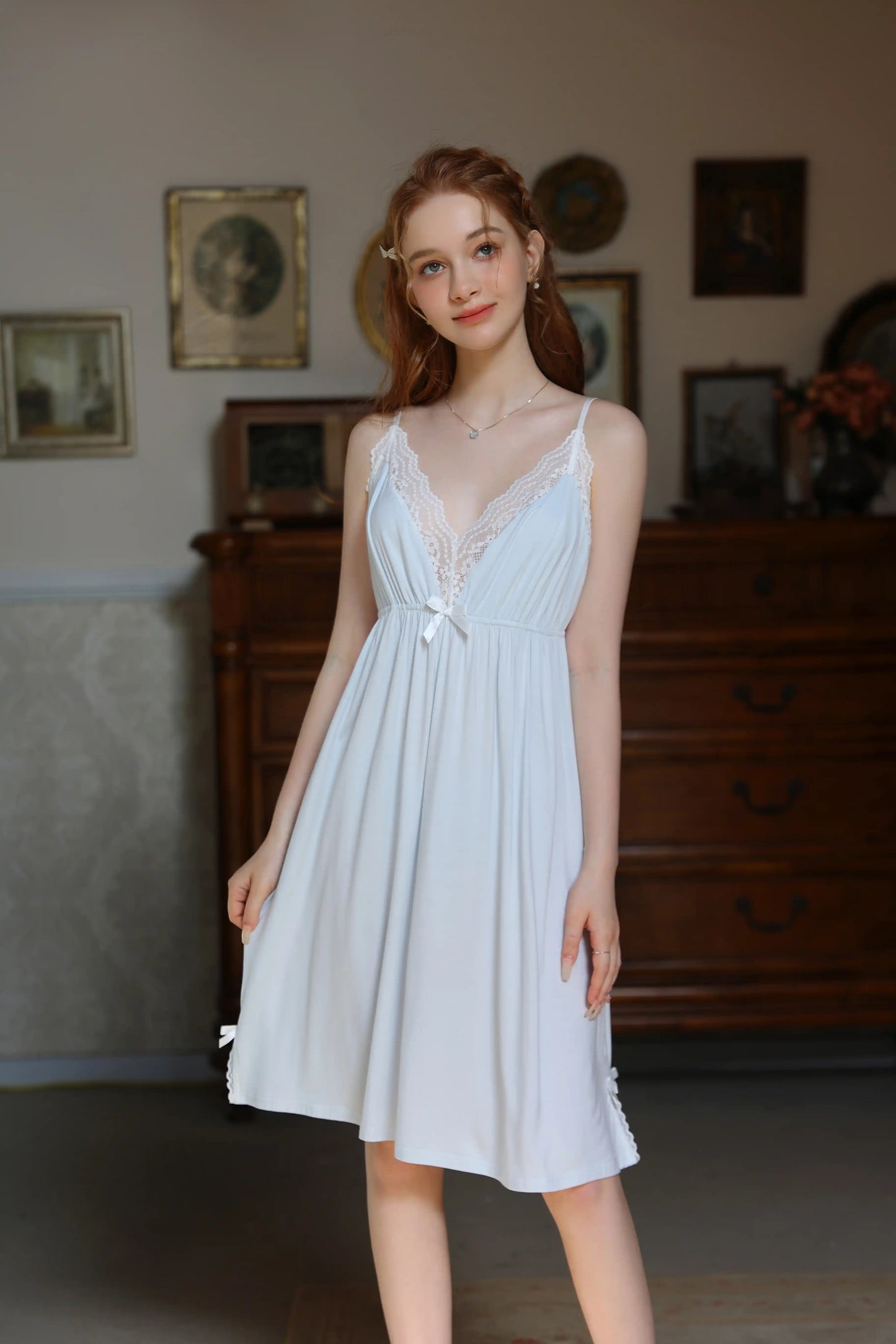 Fantasy sexy Suspender nightgown/Home wear