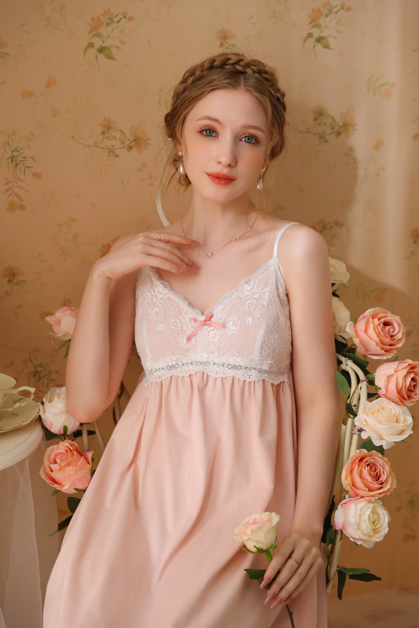 Fantasy sexy Suspender nightgown/Home wear