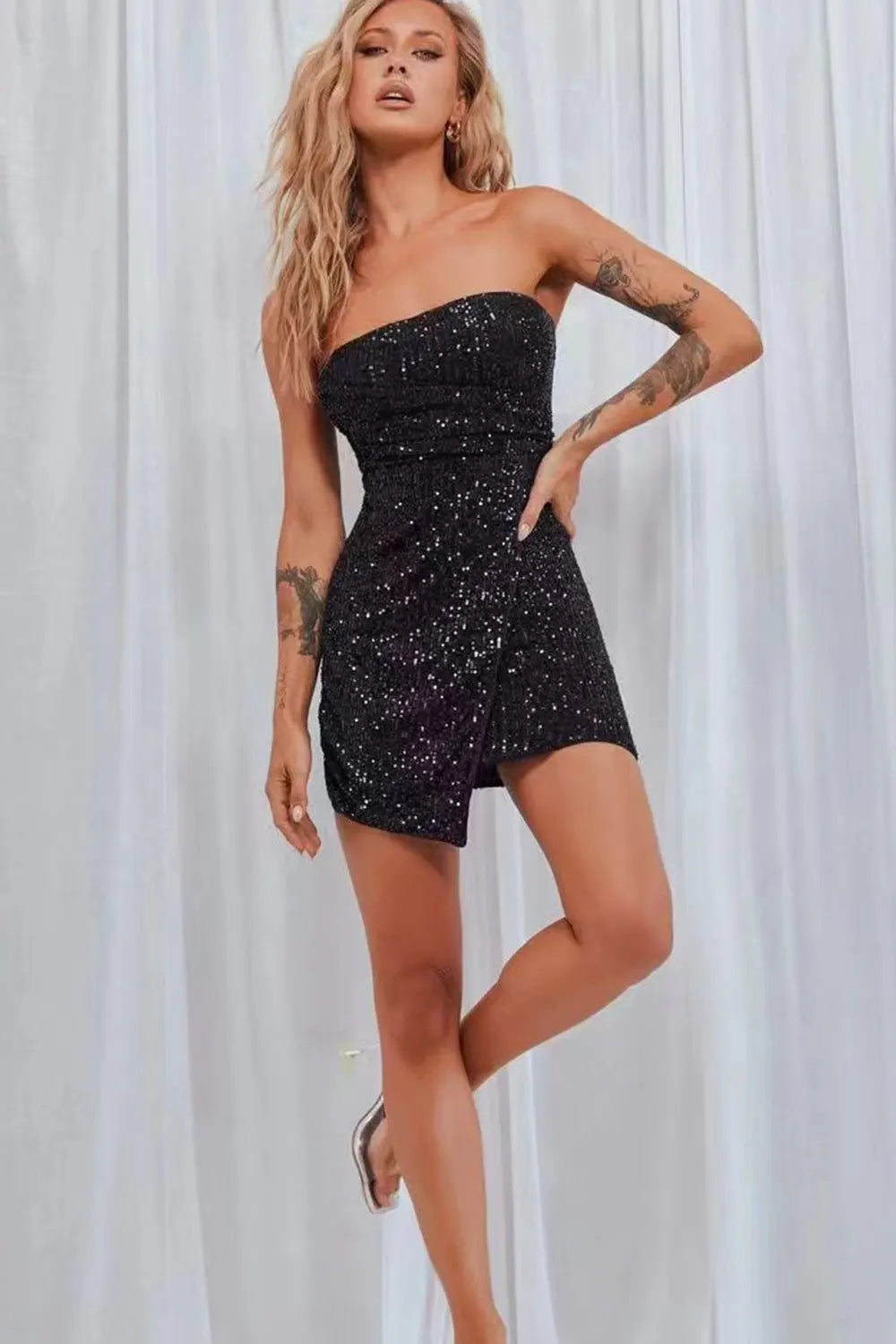 Sequin Mini Dress
