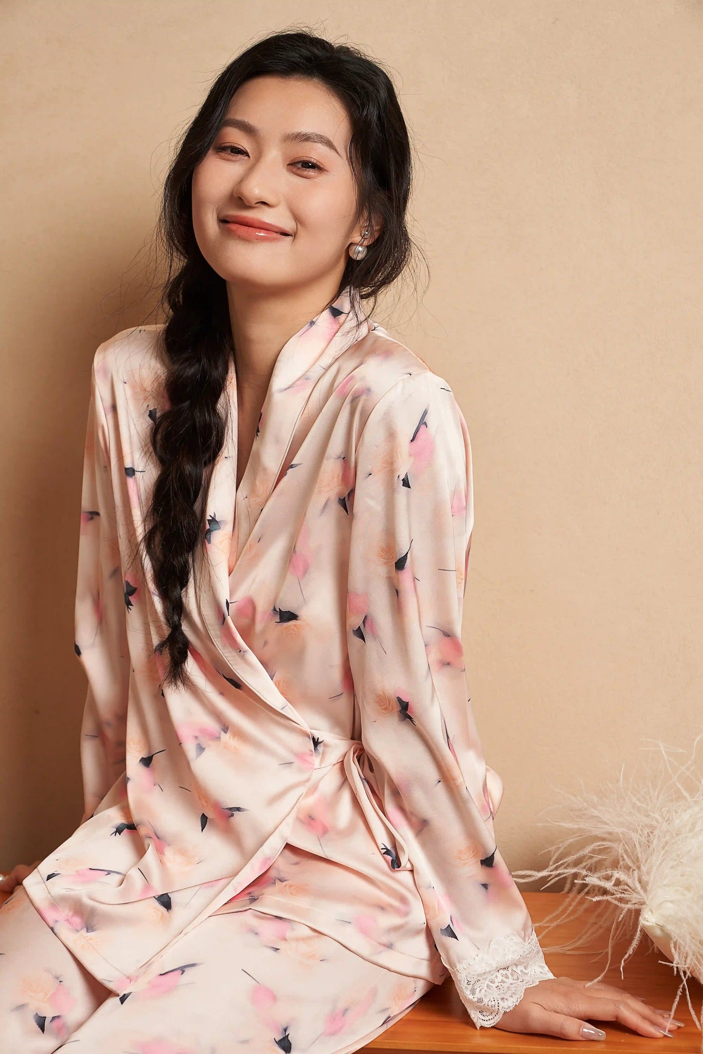 Oriental lace pajamas - Qionghua Sleeping Dream