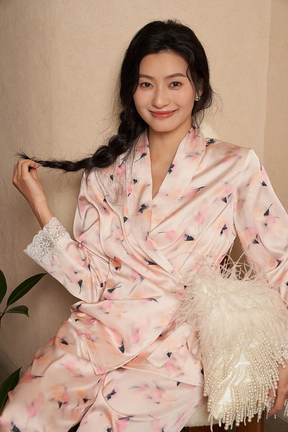 Oriental lace pajamas - Qionghua Sleeping Dream