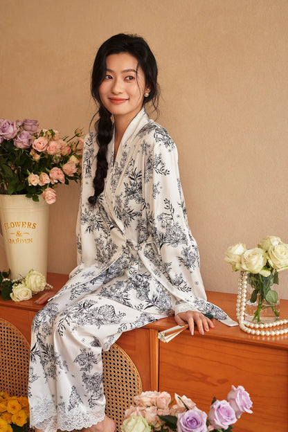 Oriental lace pajamas - Qionghua Sleeping Dream - Special style