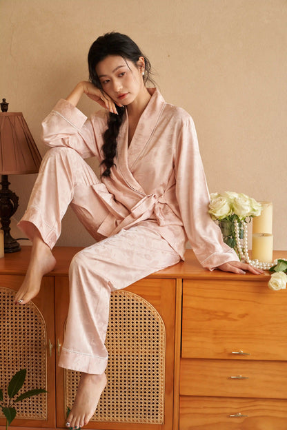 Oriental style pajamas - The beauty of ancient rhyme - Pink