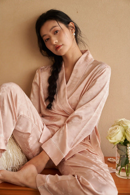 Oriental style pajamas - The beauty of ancient rhyme - Pink