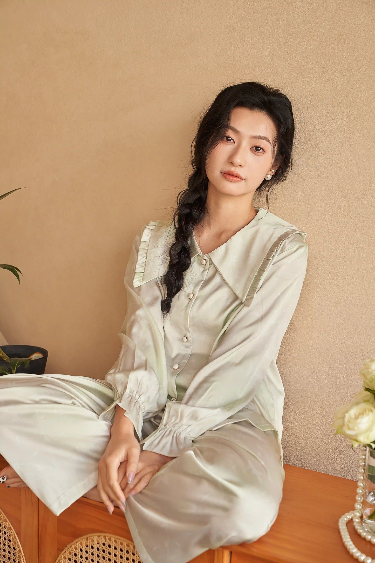 Oriental style pajamas - Zizhu Qingyin