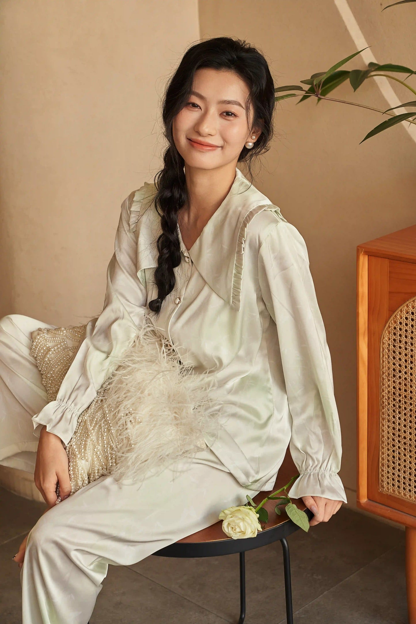 Oriental style pajamas - Zizhu Qingyin